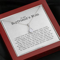Thumbnail for KORAFINA Customized Boyfriend's Mom Gift, to My Boyfriends Mom Necklace, for My Boyfriend's Mom on Mother's Day, Birthday Gift for Boyfriends Mom On Christmas, Anniversary