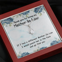 Thumbnail for iWow Customized Mother-in-Law Necklace - Punch Her in The Face, Gifts for Mother in Law, Mother in Law Gifts, Birthday Gifts for Mother in Law On Christmas, Anniversary