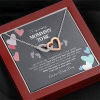 Thumbnail for To My Mommy To Be, Never-ending Love From Baby Bump Necklace
