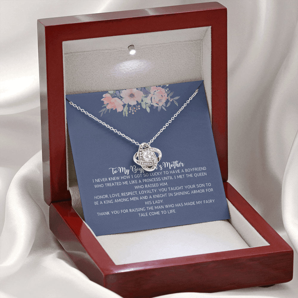 Gift to My Boyfriend's Mom Necklace with Gift Box 116