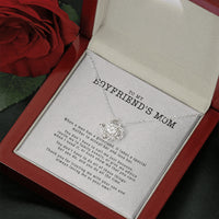 Thumbnail for Meaningful Quote Boyfriend's Mom Gift, To My Boyfriends Mom Necklace, For My Boyfriend's Mom on Mother's Day, Birthday Gift for Boyfriends Mom On Christmas, Birthday