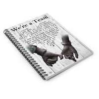 Thumbnail for We're a Team Spiral Notebook - Ruled Line 118 single page - Group Gift Ideas for friends