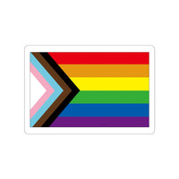 Thumbnail for LGBTQ+ Pride Flag Inclusivity Equality Decal Sticker (Waterproof) GBTQ Rainbow Baby Stickers Boyfriend, Girlfriend