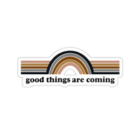 Thumbnail for Good Things are Coming Decal, Water Bottle Sticker, Retro Vinyl Sticker, Encouraging Decal, Aesthetic Sticker,Notebook Sticker,Mental Health