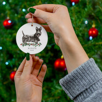 Thumbnail for Kenzie 2018 Scottish Terrier Christmas Ornament, Scottish Terrier, Dog Ornament, Custom, Personalized Ornament