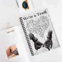 Thumbnail for We're a Team Spiral Notebook - Ruled Line 118 single page - Group Gift Ideas for friends
