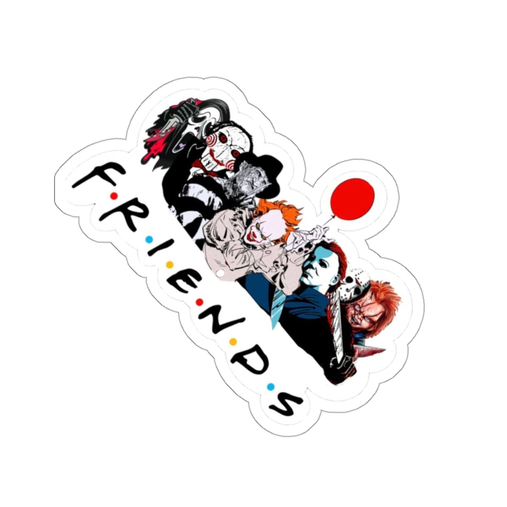 Horror Friends Sticker Hydroflask Sticker, Waterproof Sticker, Laptop Sticker, Matte Sticker, Halloween Sticker