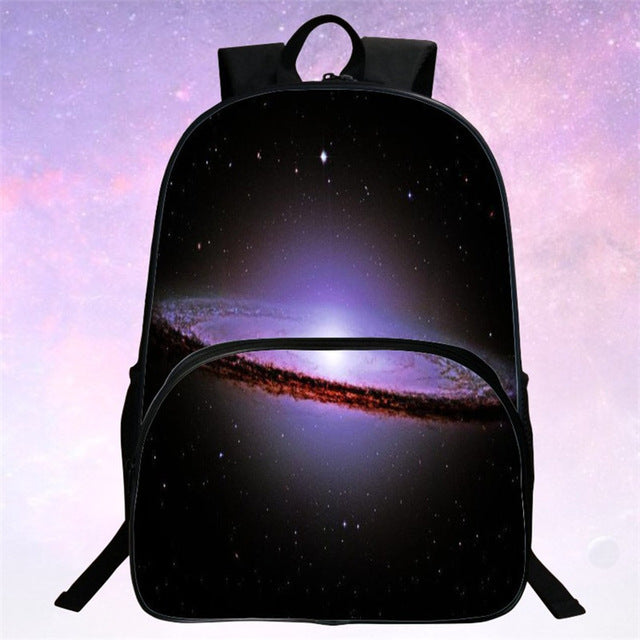 Children School Bags Galaxy / Universe / Space 24 Colors Printing Backpack For Teeange Girls Boys Star Schoolbags