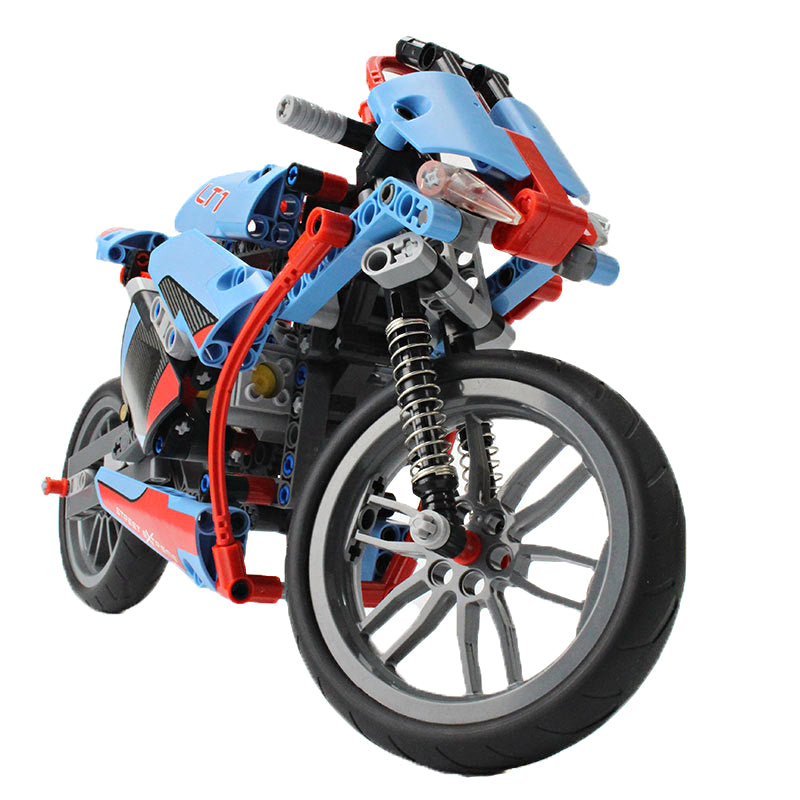 2018 New Technic Figures Street Motorcycle Model Building Kits Block
