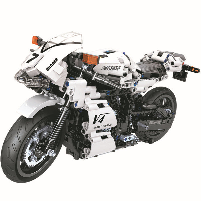 Technic City Sports Street Motorcycle Moto Car Building Blocks Sets Bricks Model