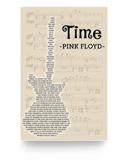pink floyd another brick in the wall Vinyl Record Song Lyric Music Poster  Print