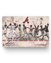 Thumbnail for Molomon Braves Wall Atlanta Braves Posters Awesome Gifts Decor Living Room 24x36 Print 11x17 poster