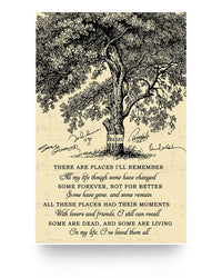 Thumbnail for Poster Gifts Beautiful Tree The Beatles All These Places 11x17 Poster