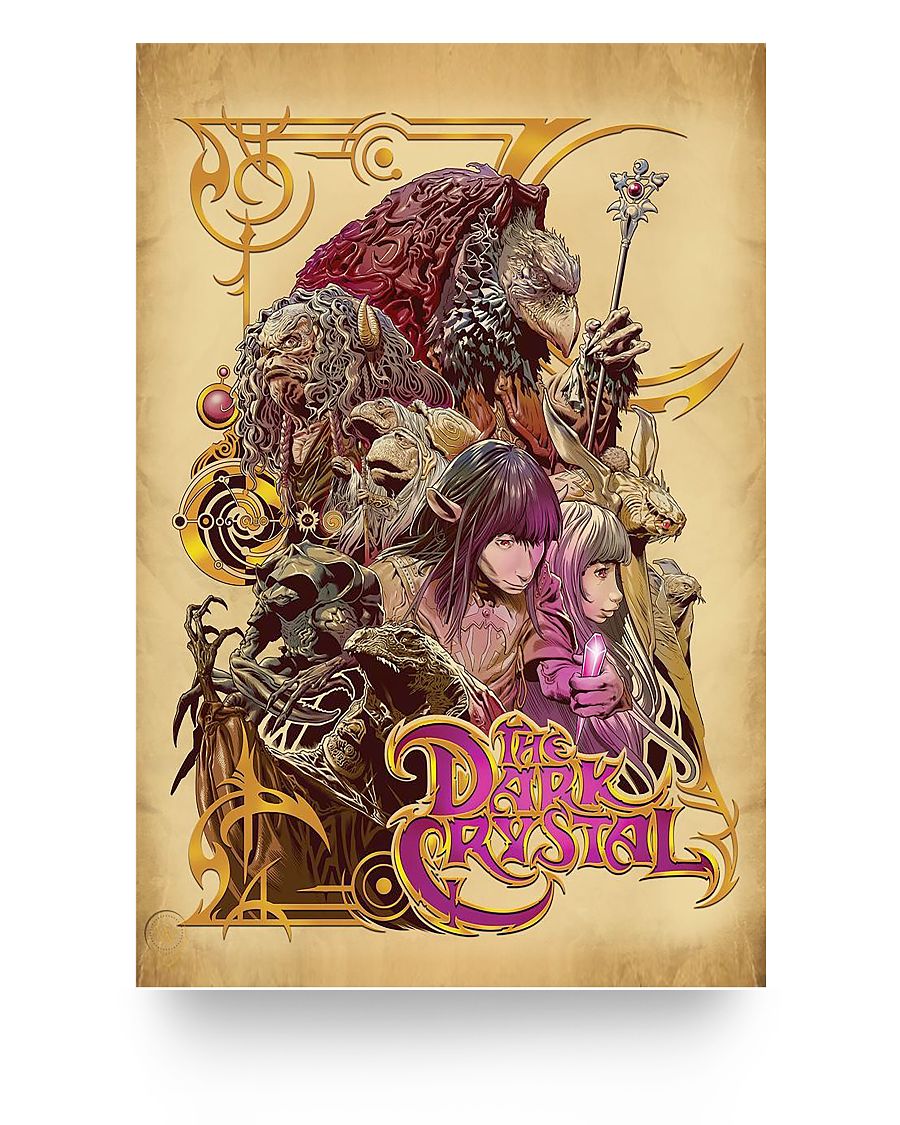The Dark Crystal Puppet Animated Fantasy Adventure Film Posters Wall Full Size Decor Bedroom, Living Room 24x36 Poster