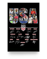 Thumbnail for Women's World Cup American USWNT Signature Alex Morgan Posters Awesome Gifts Decor Living Room 24x36 Print