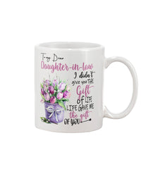 Thumbnail for White Porcelain Printed MOM TO DAUGHTER IN LAW Mug NEWEST QUOTE Heat resistant coffee cups Perfect Happy Birthday Gift
