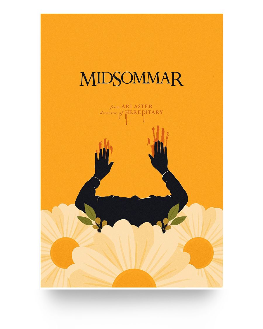 Midsommar 2019 Movie Official Posters Wall Full Size Birthday Gifts Decor Bedroom, Living Room 24x36 Print Hight Quanlity - White, 24" x 36"