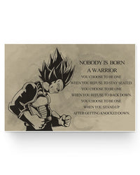 Thumbnail for Inspirational Quotes Nobody - Vegeta - Dragonball Poster Posters Family Friend Gift Unisex36x24 Poster