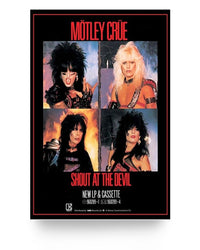 Thumbnail for Motley Crue POSTER  Shout At The Devil Album The Dirt Poster